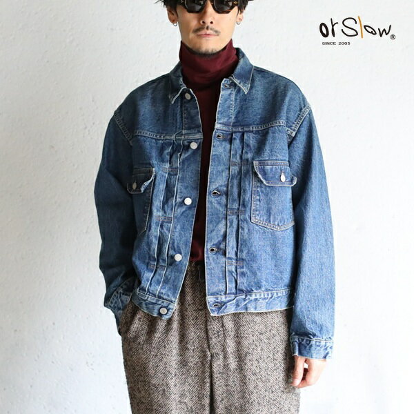 orslowTYPE2 1950'S DENIM JACKET 2YEAR WASH 13.7oz original selvedge denim 2 50's ǥ˥ॸ㥱å 2䡼桼ɥå ̵