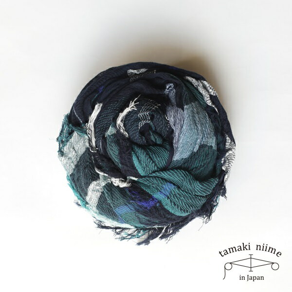 tamaki niime 玉木新雌 roots shawl cotton big 103/ ルーツショール コットン 100% ビッグtamakiniime