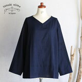 tamaki niime(ޥ ˥) ڿ fuwa-paja long sleeves cotton100% FWPTP_NV ƥåѥ󥷥꡼ եѥ ͥӡ åȥ100%̵ۡtamakiniime