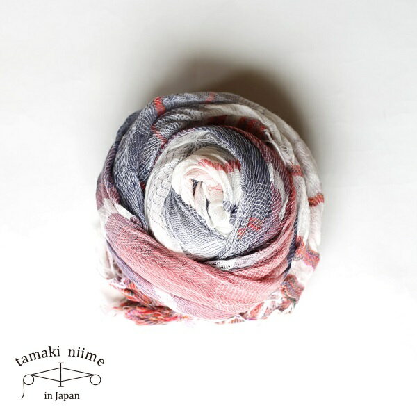 tamaki niime 玉木新雌 roots shawl cotton big 82/ ルーツショール コットン 100% ビッグ【送料無料】tamakiniime