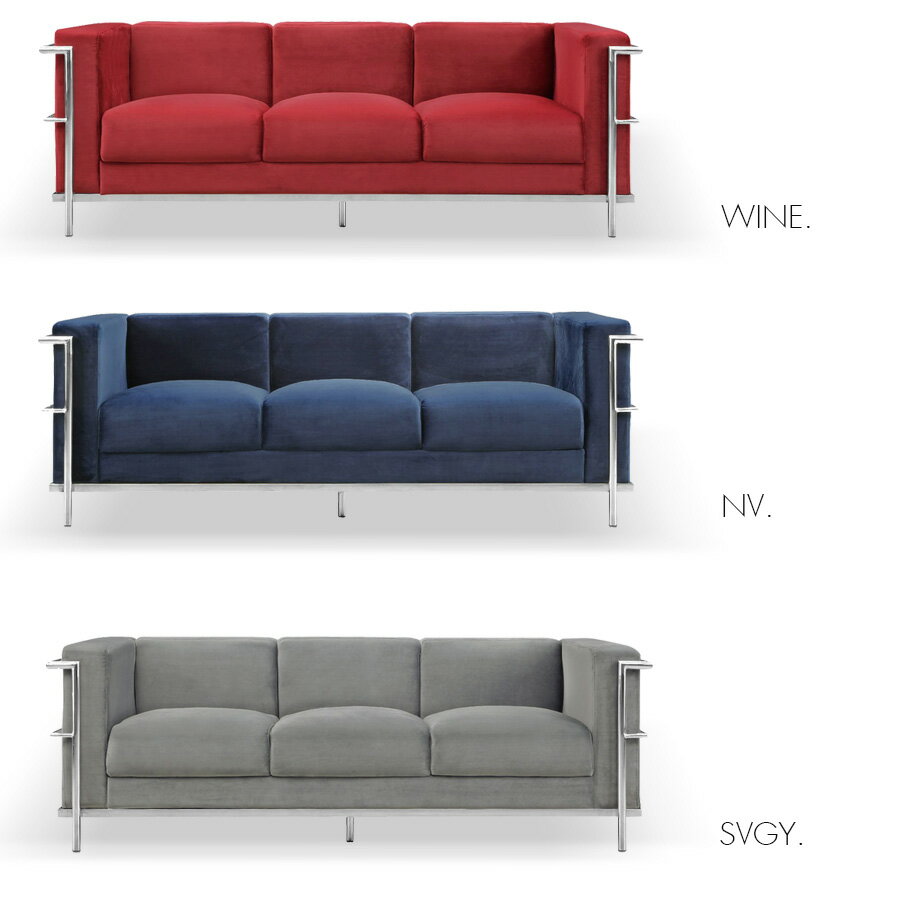 【スーパーsale クーポン配布中11日01:59まで】 ソファー 3人掛け 三人掛け幅186 肘あり モダン おしゃれ 脚付 完成品 座面高42cm ファブリック 布フロアソファー リビングソファー ブラック レッド