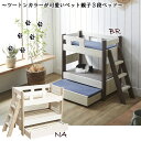 1日限定11%offクーポン ペット 3段ベッド ツートンカラー ナチュラル ブラウン スノコ かわいい 猫 犬 幅40cm ベッド 寝室 マットレス別