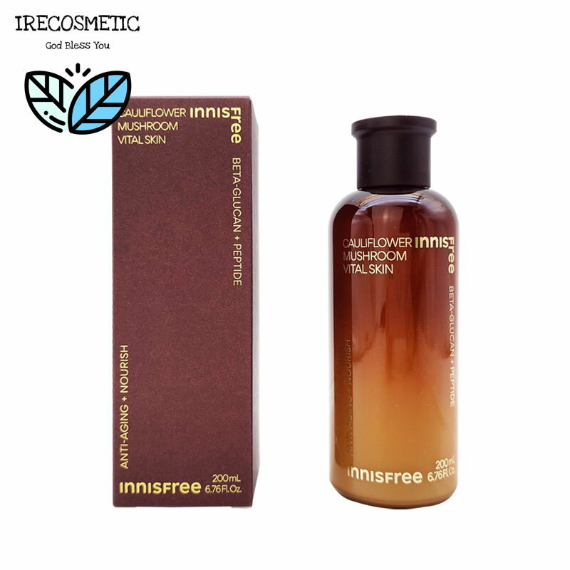 樂天商城 - ＼イニスフリー／ハナビラタケ バイタル スキン 200ml/韓国コスメ/スキンケア/低刺激/保湿/エイジングケア/肌トーン/ハリ/弾力/基礎化粧品/INNISFREE/CAULIFLOWER MUSHROOM VITAL SKIN