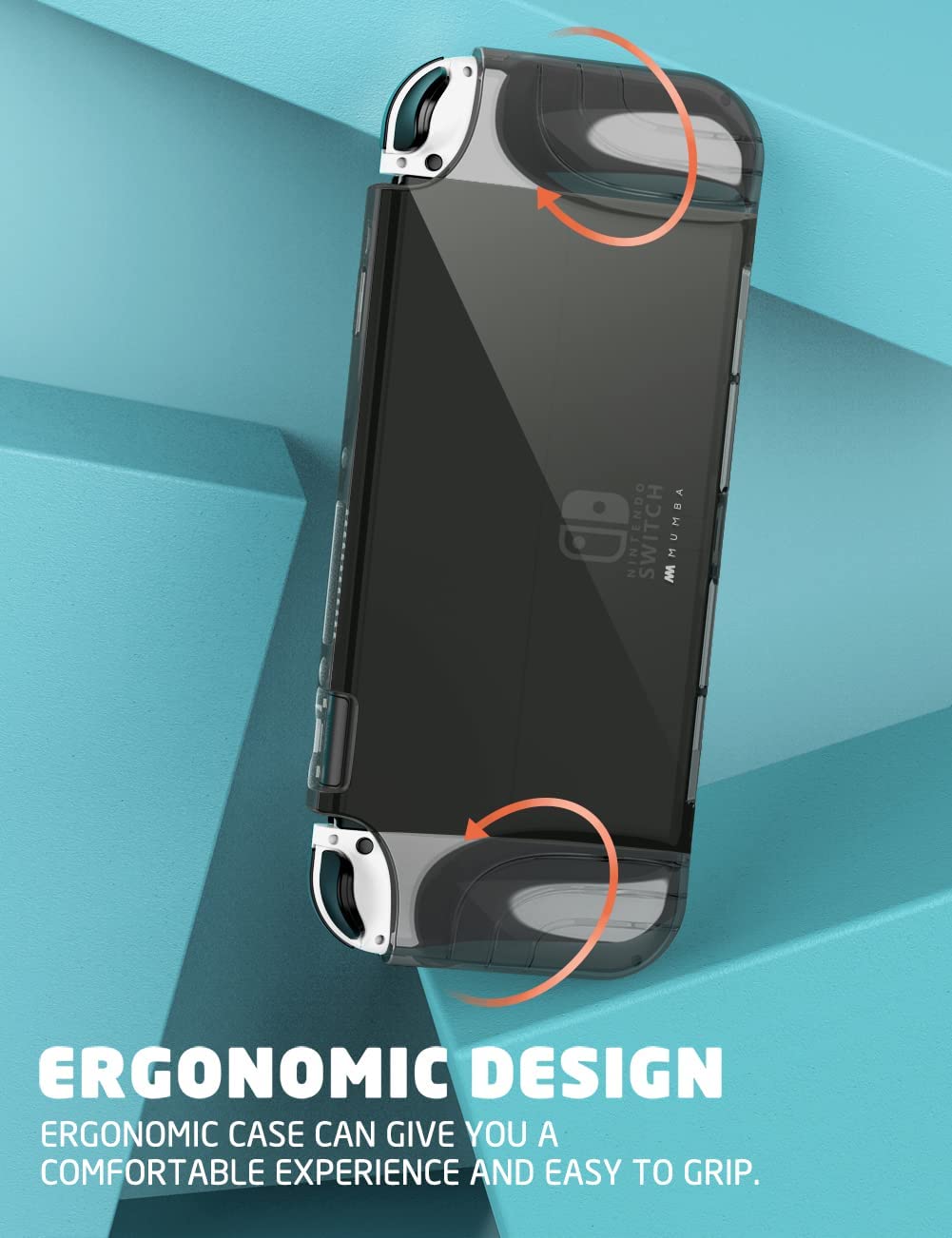 Nintendo Switch 有機ELモデル ケース Nintendo Switch OLED ニンテンドースイッチ 有機EL カバー 耐衝撃 グリップ感 Joy-Con コントローラー対応 保護カバー TPUグリップ付き 全面保護 傷防止 指紋防止 衝撃吸収