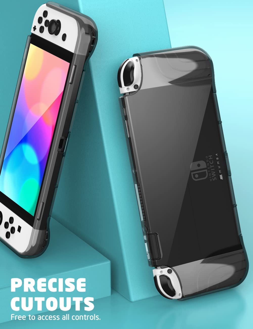 Nintendo Switch 有機ELモデル ケース Nintendo Switch OLED ニンテンドースイッチ 有機EL カバー 耐衝撃 グリップ感 Joy-Con コントローラー対応 保護カバー TPUグリップ付き 全面保護 傷防止 指紋防止 衝撃吸収