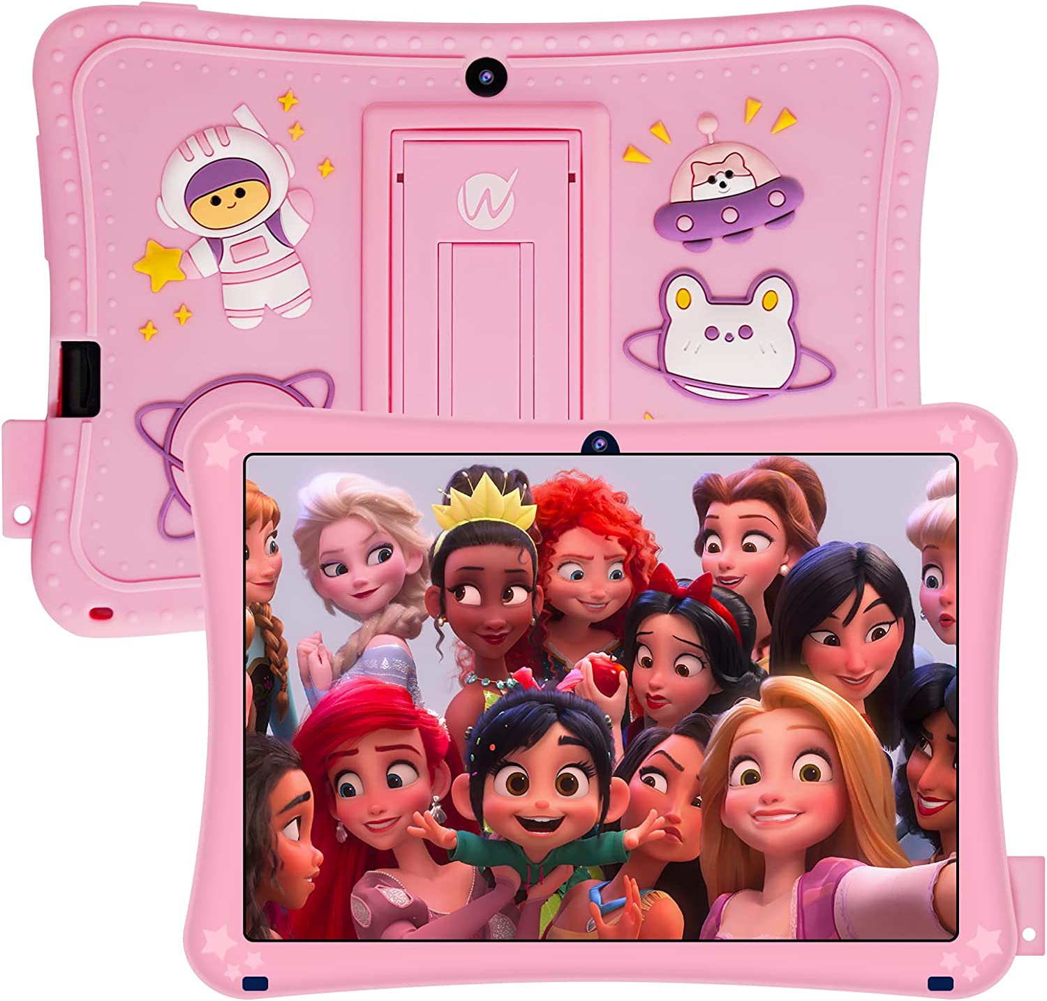 キッズタブレット 7インチ Android 11 子供用 タブレット RAM 2GB/ROM 32GB 目に優しい スタンド HD WiFi 2MPカメラ Bluetooth GMS認証 耐衝撃 保護者見守り機能 時間制限 1024x600 ISPスクリーン 水色 ピンク ダークブルー 子ども 学習用 プレゼント たぶれっとのサムネイル