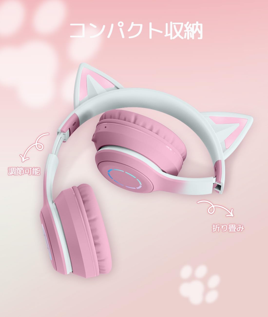 ゲーミングヘッドセット ワイヤレス イヤホン 有線 マイク付き ゲーミングヘッドセ...