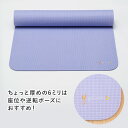 ヨガマット6mm ライラック【カーボンオフセット対応】ヨガワークス ダイエット YOGA MAT