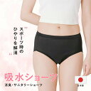 ［10％OFF★定価2800円→2520円］サニタリ－吸水ショーツ スポーツ用 吸水ショーツ 尿もれ 40代 50代 60代 ジュニア ナプキン不要 生理用 子供 サニタリー 尿漏れ 大きいサイズ 女性用下着 夜用 日本製 おすすめ 匂い ショーツ 吸水　生理用吸水ショーツ 多い日 失禁ショーツ