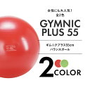 即納【入荷しました!在庫有り】送料込み 日本正規品 Gymnic ギムニク ギムニクプラス55cm バランスボール トレーニングボール ヨガ エクセサイズ 家ト...