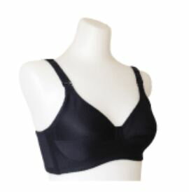 Re・aesfou<リエスファ>スタイルアップブラジャー(黒)L-LLサイズカップ-AB・CD【送料無料】通常のブラとはサイズの選び方が異なりますのでご注意下さ...