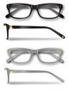 Re・aesfou＜リエスファ＞天然石配合フレーム眼鏡COLLECTION-Aフレーム：クロ、グレーレンズ：クリア眼鏡ケース付き（4色よりお選びください） プライムリンク