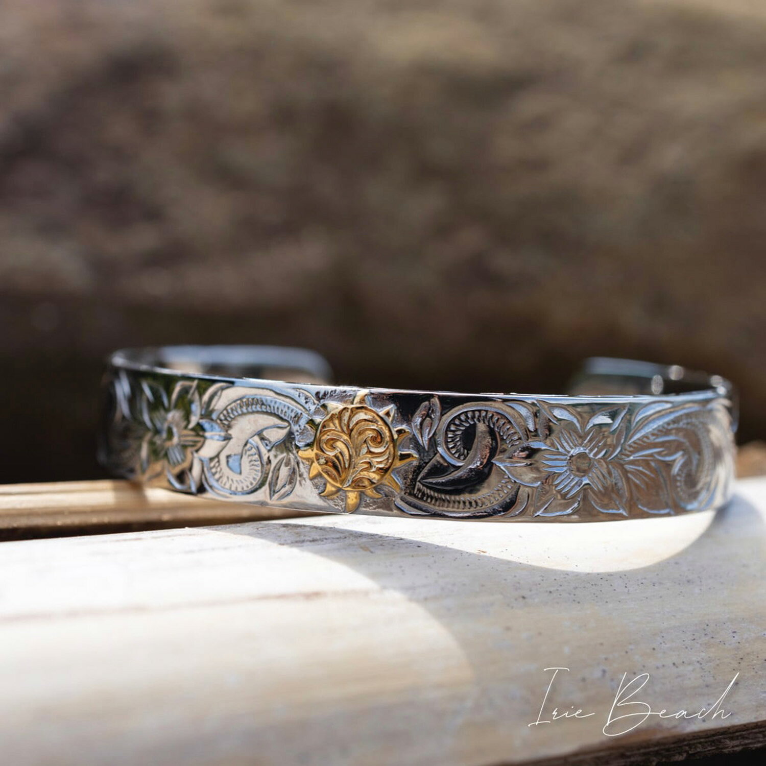 ハワイアンジュエリー バングル サージカルステンレス / sunrise bangle / 金属ア...