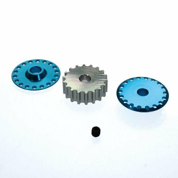 樂天商城 - イーグル 3rdドライブプーリー18T 4mm穴:TT02FRD用(LBL) TT02FRD21-18-LB