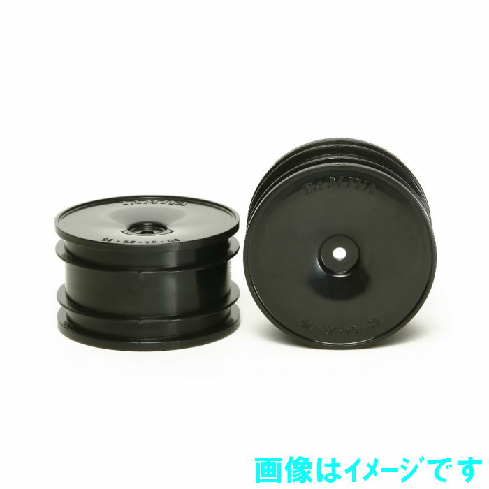 タミヤ OP.1339 オフロードディッシュホイール黒・後輪(60/29)