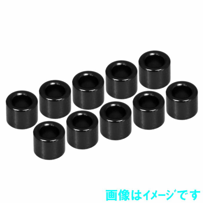 樂天商城 - イーグル AS5340U-BK M3x5 アルミスペーサー 4.0mm厚(10個入)[ブラック]