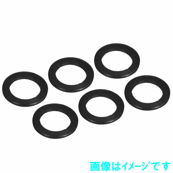 イーグル AS6410U-BK M4x6 アルミスペーサー 1.0mm厚(6個入)[ブラック]