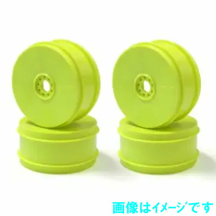 京商 ハードディッシュホイール (4入/蛍光イエロー/MP9 TKI4) IFH006KY-HB