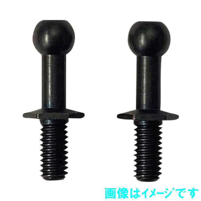 TOPLINE TP-368 Φ4.3 ハードスチール六角ピロボール (M) 2個入り