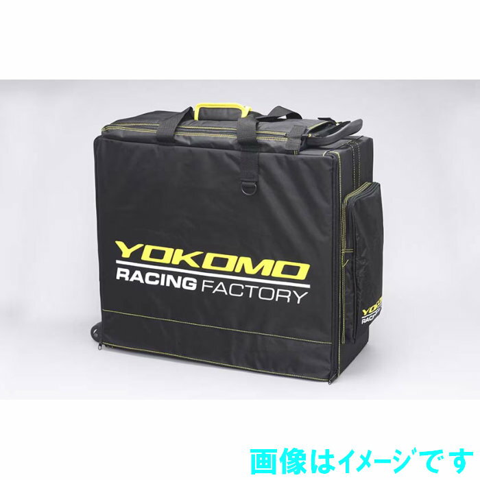 　メインロゴが Racing Factory ロゴになり、さらにレーシーな雰囲気が高まり、サーキッ トユーザーに人気のヨコモ レーシング ピットバッグが再出荷となります。 　大容量のメイン収納部はピット脇に設置しておけばパーツを取り出しやすい引き出し式。 下部のコンパートメントは10分の1サイズのRCカーも収納できる大容量が魅力です。バッ グのサイドポケットはパーツを収納できるジップタイプが 1 か所と、セッティングボードな ども収納可能な大型のフラップタイプが 1 か所。バッグ上部のフラップを開けば、工具類が きれいに収納できる専用のスペースが出現します。丈夫な伸縮式のキャリングハンドルと大 型ローラーで、サーキット内での移動はもちろん、遠征や電車での移動時も楽々です。