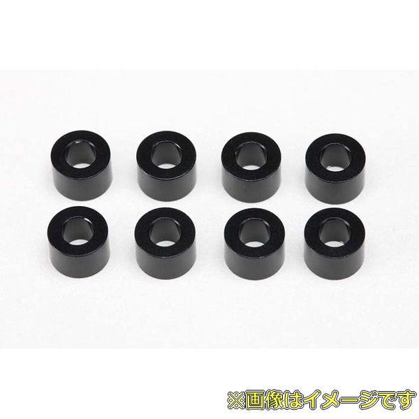 ヨコモ ZC-A3640B φ3.0xφ6.0x4.0mm アルミシム(ブラック) 8個入