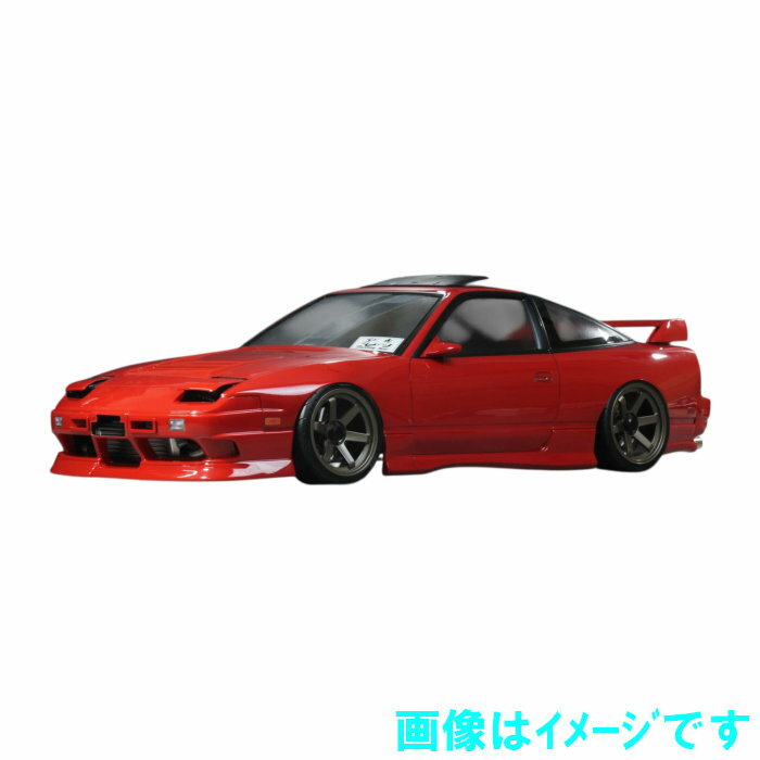 商品名／RPS13 180SX 後期 型番／PAB-3226 車幅／F195mm R195mm WB／256-259mm タイヤアーチ／F70mm R68mm 付属／デカール、マスキングシート（型紙はこちら）