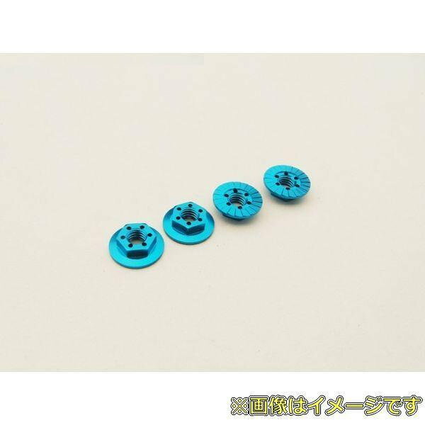外径11mm厚み3.5mmの大径薄型セレートナットです。 接触面を増やしホイールのヨレを低減させます。 薄型でピンホールを開けて軽量化も施しています。4個入