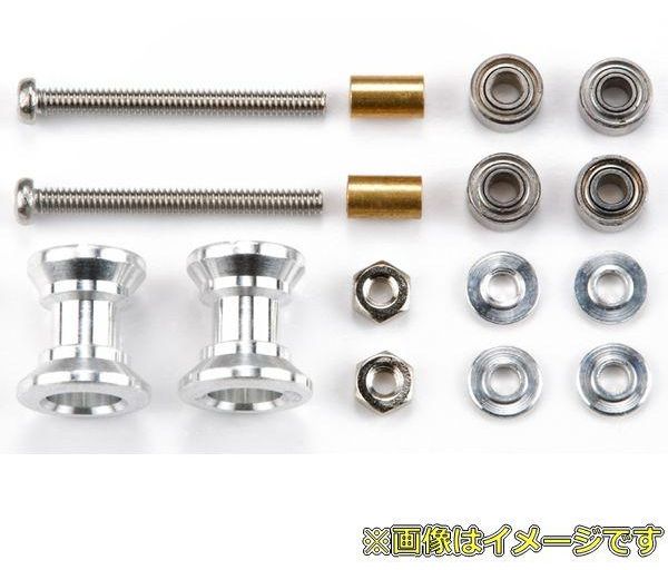 樂天商城 - タミヤ 15403 2段アルミローラーセット(9-8mm) ミニ四駆グレードアップパーツ No.403