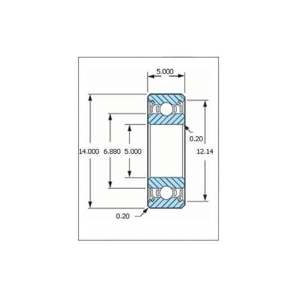 �ߥͥ٥� �ܡ��롦�٥���� DDR-1450ZZ ���ƥ�쥹 5x14x5mm