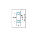 ミネベア ボール・ベアリング DDL-1680 オープン ステンレス 8x16x4mm