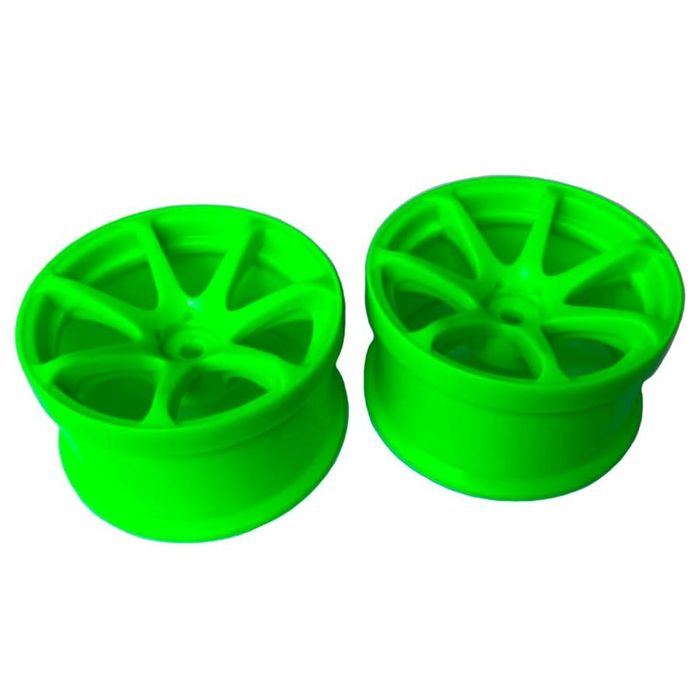 TOPLINE IW-4206G AVS MODEL T7 ホイル 30mm 幅 offset 6 グリーン 2 個入