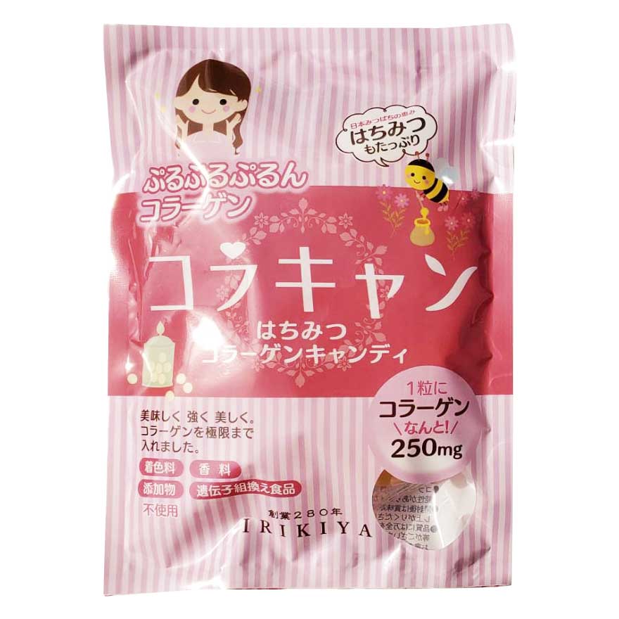 【大好評！入来屋のコラーゲン入り】はちみつコラキャン1袋／日本みつばち採取のはちみつ使用☆