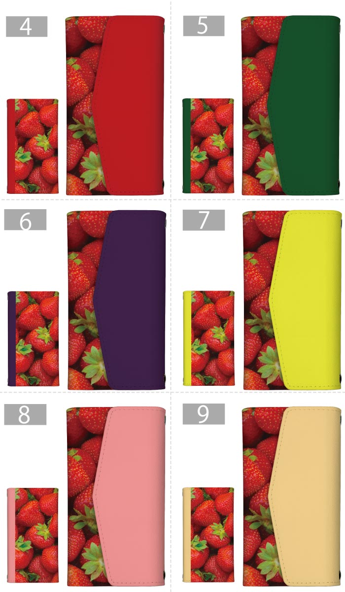 全機種対応 手帳型ケース スマホケース iPhone15 ケース Pro max iPhone 14 mini iPhone13 iPhoneSE おしゃれ かわいい google pixel Galaxy Xperia AQUOS HUAWEI カバー 人気 ミラー付き 鏡付き いちご イチゴ 柄 赤