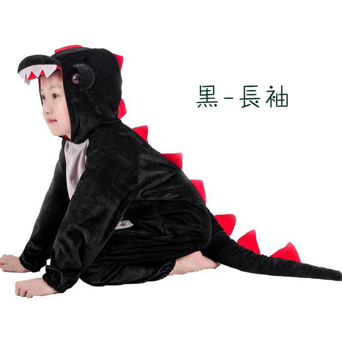 恐竜 ハロウィン衣装 キッズ 100cm-130cm 子供 黒/緑 グリーン 動物服 Halloween ハロウィン 怪獣服 コスプレ 仮装衣装 女の子 男の子 コスチューム 演出 着ぐるみ 長袖 半袖 パーティー 学園祭 文化祭 キッズ 赤ちゃん かわいい アニマル ダイナソー 恐竜服 ブラック