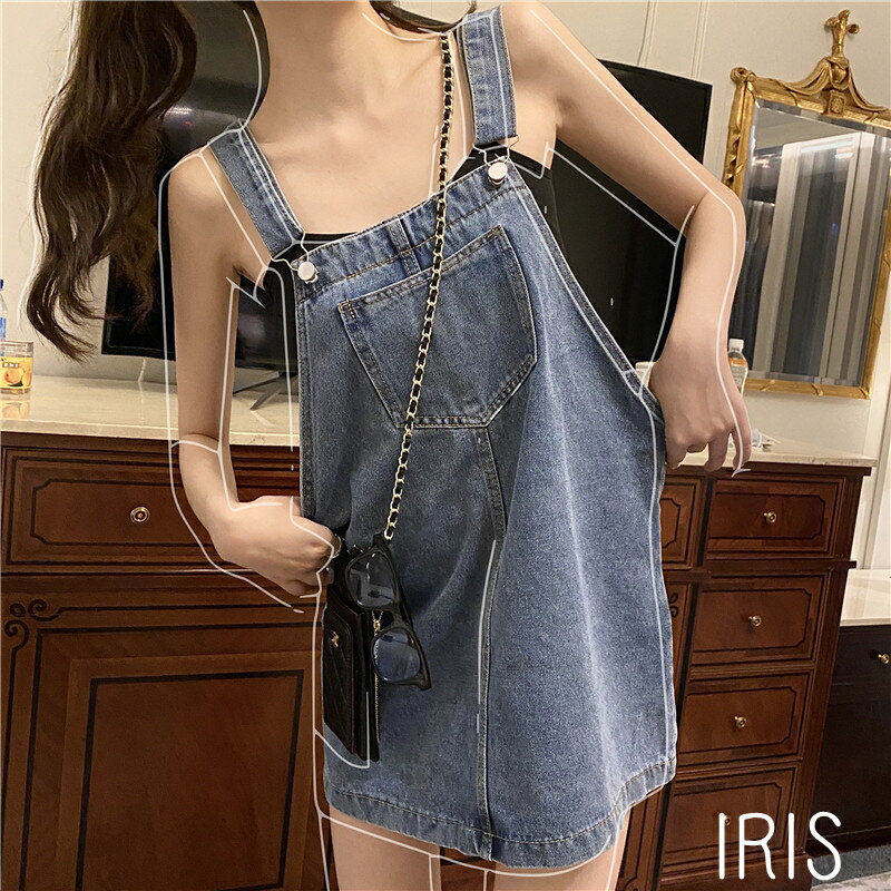 送料無料新作 ジャンパースカート レディース サロペットスカート　ロング丈　ワンピース　ゆったり　韓国風　シンプル　ベーシック　着回し　人気　学生　春秋