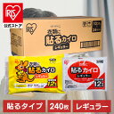 【4/20は抽選で100%Pバック】【公式】カイロ 貼る 240枚入り 60個×4箱 PKN-60HR アイリスオーヤ送料無料 貼るカイロ レギュラーサイズ 普通 使い捨て 使い捨てカイロ 備蓄 防寒 寒さ対策 冬 通勤通学 アウトドア レジャー まとめ買い アイリスプラザ 【D】の商品画像