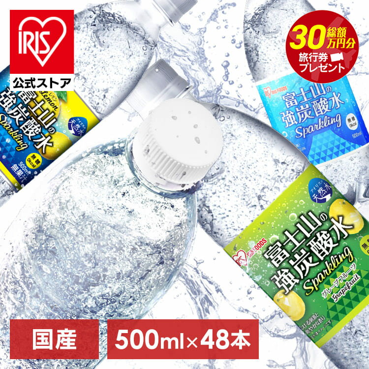 【公式】炭酸水 500ml 送料無料 48本 