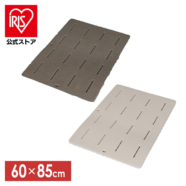 風呂マット 滑り止め マット 60×85 BM-6085E 浴室マット バスマット 浴室内マット マット 浴室 浴室内 風呂 浴用 すべり止め ヒートショック 転倒防止 バス用品 ブラウン ベージュ アイリスオーヤマ【iris_dl03】【iris_dl】のサムネイル