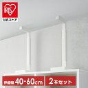 【2個セット】突っ張り棒 棚 強力 耐震バー 耐震グッズ 家具転倒防止器具 ストッパー 伸縮棒 防災グッズ 40〜60cm 工具不要 Mサイズ KTTB-M ア...