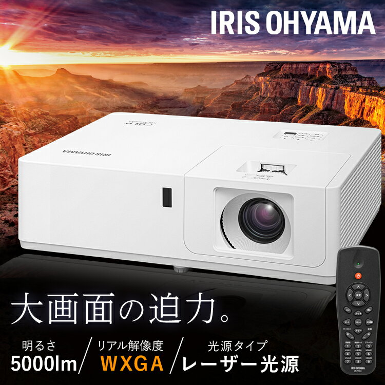 プロジェクター アイリスオーヤマ 大画面 IP-EW500W 送料無料 レーザー 業務用 ビジネス オフィス 教室 会議室 カフェ 飲食店 映画[安心延長保証対象]