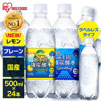 炭酸水 500ml 24本 強炭酸水 500ml×24本 富士山の強炭酸水500ml 富士山の強炭酸水 強炭酸水500ml 24本 水 ミネラルウォーター 炭酸 炭酸水 飲料 アイリス アイリスオーヤマ【代引き不可】