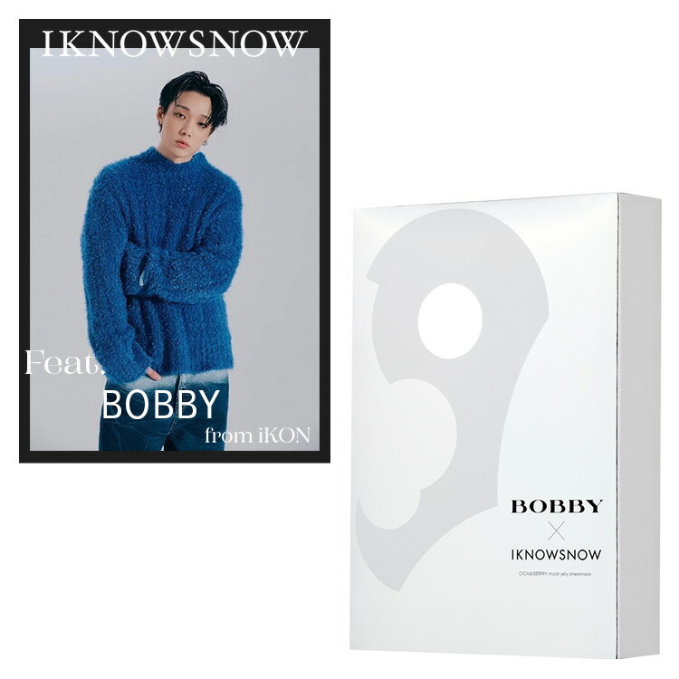 【公式】【IKON BOBBY限定BOX 】フェイスマスク パック フェイシャルシート IKNOWSNOW 7枚入 アイノウスノウ シートマスク sheetmask ナイアシンアミド CICA&美肌成分ギュッと濃縮 たっぷりゼリー シカエッセンス CICA シカ シェアドコスメ メンズ美容　【PIT】