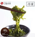 【産地直送】冷凍メカブ 40g×12パックセット めかぶ メカブ 刻み 海藻 三陸産 冷凍 小分け セット きざみ ギフト 【TD】 【代引不可】【iris_d...
