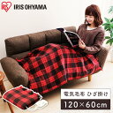 電気毛布 ひざ掛け 60×120cm EBK-1206-ZR 送料無料 膝掛け ブランケット 大判 大きめ 掛け敷き かけしき 掛け毛布 電気 季節家電 あった...