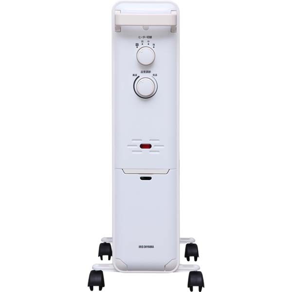 ヒーター オイルヒーター ミニ ウェーブ型オイルヒーター 小型 暖房器具 トイレ 洗面所 脱衣所 IWH-1210K-W アイリスオーヤマ 暖房機 あす楽[公式ショップ限定保証][iriscoupon]