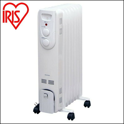 アイリスオーヤマ オイルヒーター 小型 IOH-1208KS-W