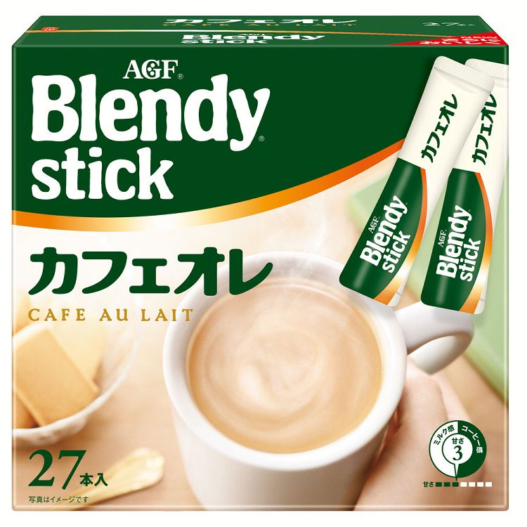 「ブレンディR」 スティック カフェオレ27本 コーヒー カフェオレ ブレンディ スティック インスタント 粉 AGF 【D】