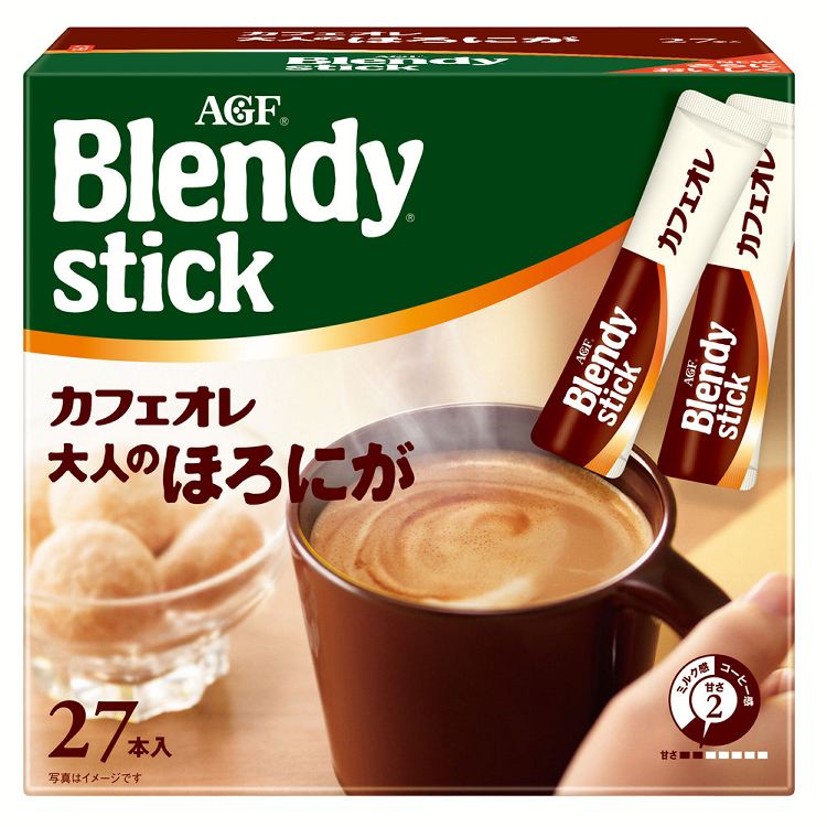 「ブレンディR」 スティック カフェオレ 大人のほろにが27本 コーヒー カフェオレ ブレンディ スティック インスタント 粉 苦い AGF 【D】