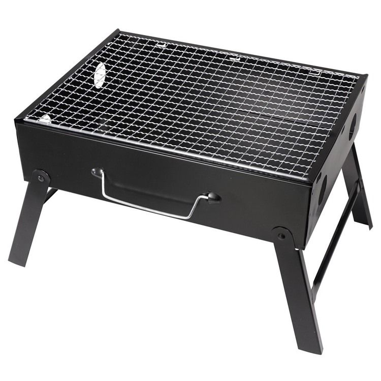 【最大100%ポイントバック！】Montagnaバーベキュー ポータブルコンロ HAC3469コンロ アウトドア バーベキュー BBQ ポータブルコンロ コンパクト 持ち運び 折りたたみ 焼き網 モンターナ Montagna 【D】のサムネイル
