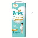 紙おむつ ベビー用品 パンツタイプ パンパース 肌へのいちばんパンツ / スーパージャンボ L 40枚(9-14kg)ふかふか心地 肌への一番 デザイン2種類 もれ・ムレ0 ジャンボパック 超吸収 Pampers P&G